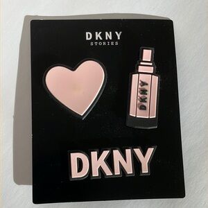 Donna Karan New York set of three NEW collectors pins rare limited production